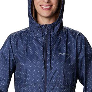 Columbia Women’s Rain Jacket with Polka Dots Size Medium